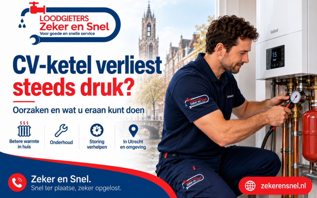 CV-ketel verliest druk? Oorzaken & oplossingen | Utrecht