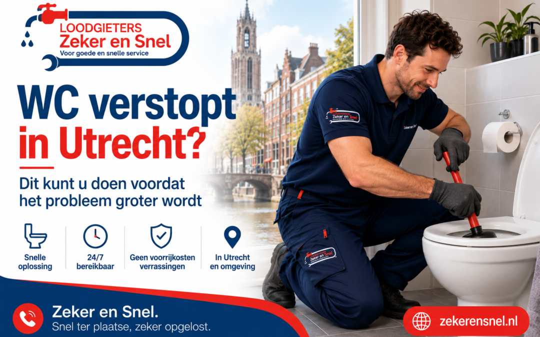 wc verstopt utrecht